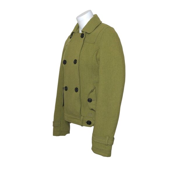Ruehl 925 Olive Sz XS Women’s Double-Breasted Wool Jacket  Military Abercrombie - Picture 6 of 16